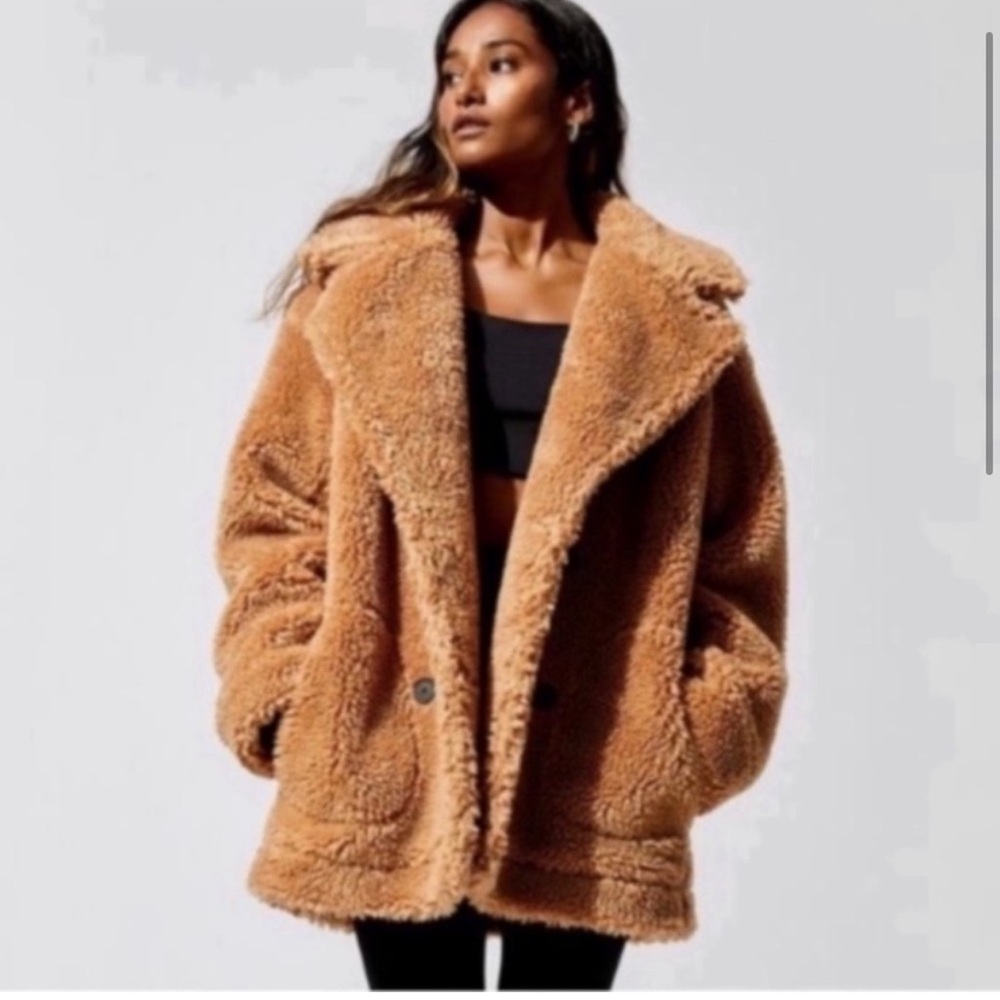 Carbon38 Double Breasted Teddy Jacket